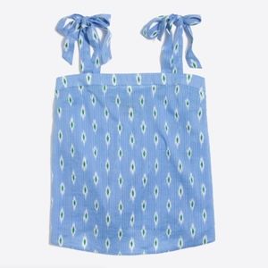 4 for $12 - J. Crew XXS cotton shoulder-tie tank